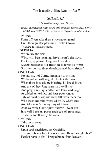 Page from King Lear